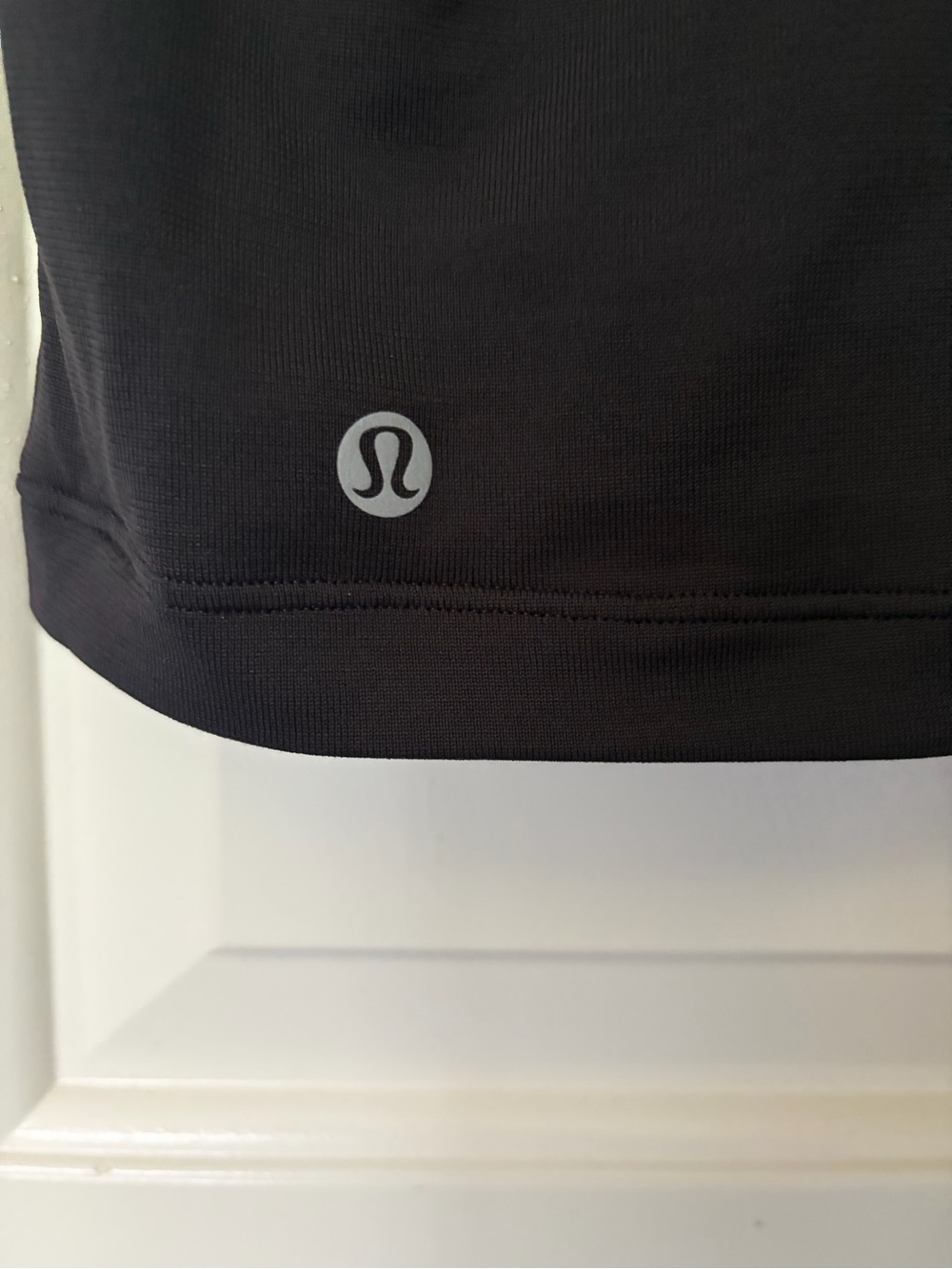lululemon athletica Black Short-Sleeve Perforated Crew Tee - Picture 2 of 5